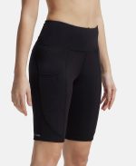 Jockey MW81 Women's Microfiber Elastane Stretch Slim Fit Shorts with Side Pockets and Stay Fresh Treatment - Image 2