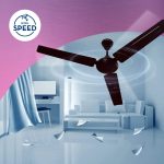 Crompton SUREBREEZE SEA SAPPHIRA 1200 mm Ceiling Fan for Home | BEE Star Rated Energy Efficient Fan | Superior Air Delivery | HighSpeed | 2 Years Warranty | (Lustre Brown), Pack of 1 - Image 3