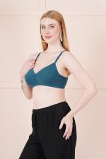 Celary Women's Bra Cotton Blend Lightly Padded|| Wirefree T-Shirt||Soft Pad for Daily use|| Every Day Use Bra || 2 Piece Combo - Image 6