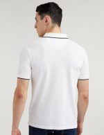 Peter England Men's Everyday Solid Regular Fit Polo | Cotton Rich | Premium Pique Weave - Image 2