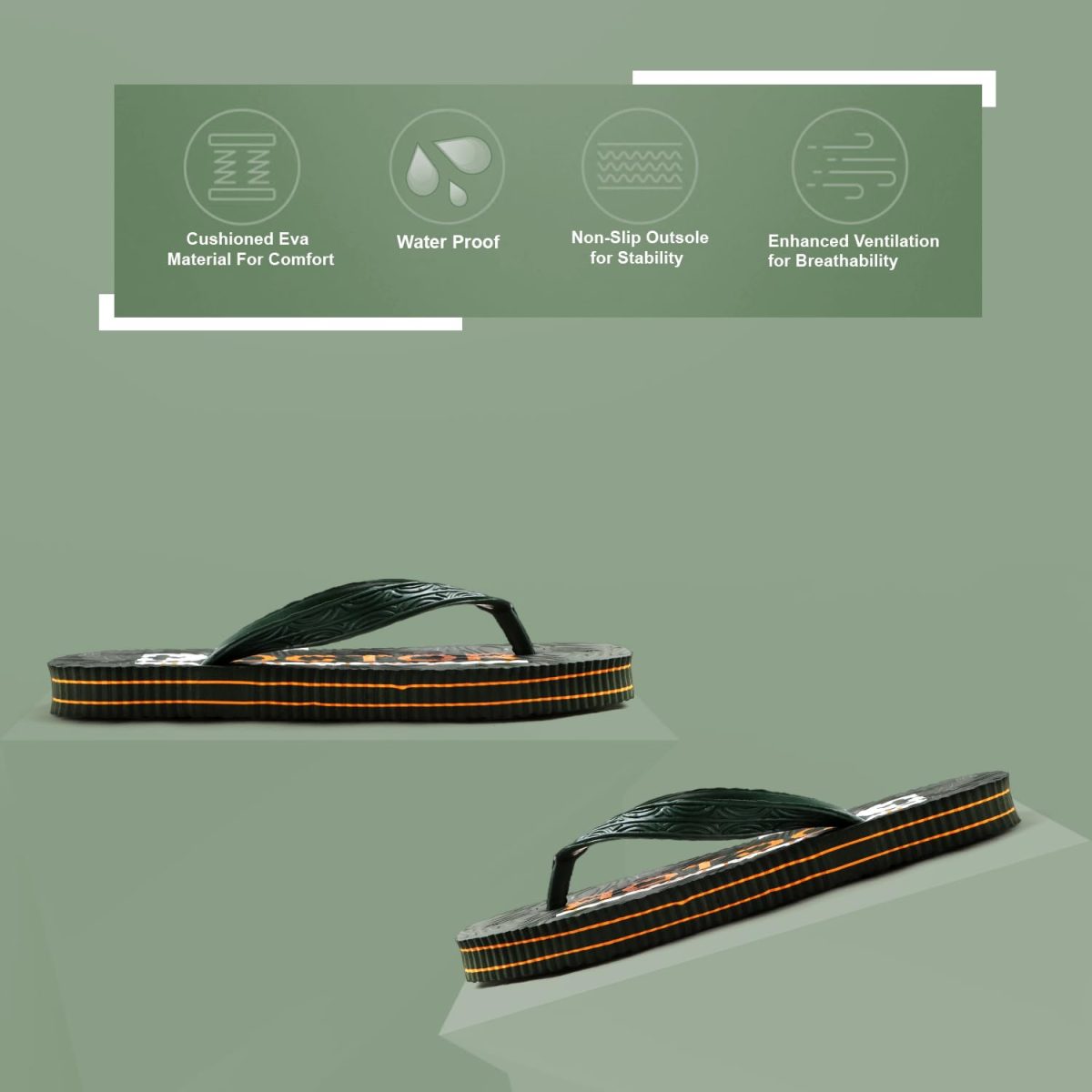 DOCTOR HEALTH SUPER SOFT Men's Ortho Super Soft Health Flip Flops | Lightweight & Anti-Skid Orthopedic Slippers for Daily Comfort & Pain Relief | Lightweight & Durable Hawai Chappal - Image 8