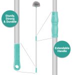 Spotzero by Milton Plastic Web Blaster Jala Cleaning Broom/Brush with Long Extendable Handle and Flexible bristles (Aqua Green) - Image 5