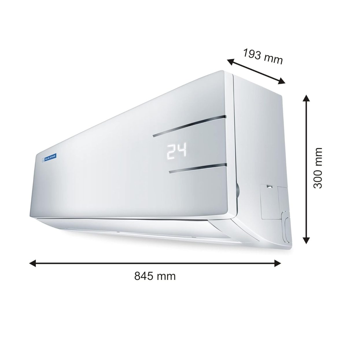 Blue Star 0.9 Ton 3 Star 5 in 1 Convertible Inverter Split AC (Copper, Smart Ready, Turbo Cool, IA311YNU, 2023 Model, White), Free 1 Year Extended warranty - Image 5