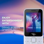 itel it5330 Keypad Mobile Phone | 2.8" Big Display | Premium Glass-Like Back Design | 1900mAh Long-Lasting Battery | Auto Call Recording | Wireless FM | Light Blue - Image 4