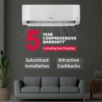 Hitachi 1 Ton Class 3 Star, 4-Way Swing, ice Clean, Xpandable+, Inverter Split AC (100% Copper, Dust Filter, 3400SXL RAS.D312PCBIBS, White) - Image 2