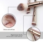 Maange 20 Pcs Professional Makeup Brushes Foundation Eyeshadow Blush Brush,Travel Kabuki Blending Concealers Face Powder Eye Make Up Brushes Set Kit (Champagne) - Image 3