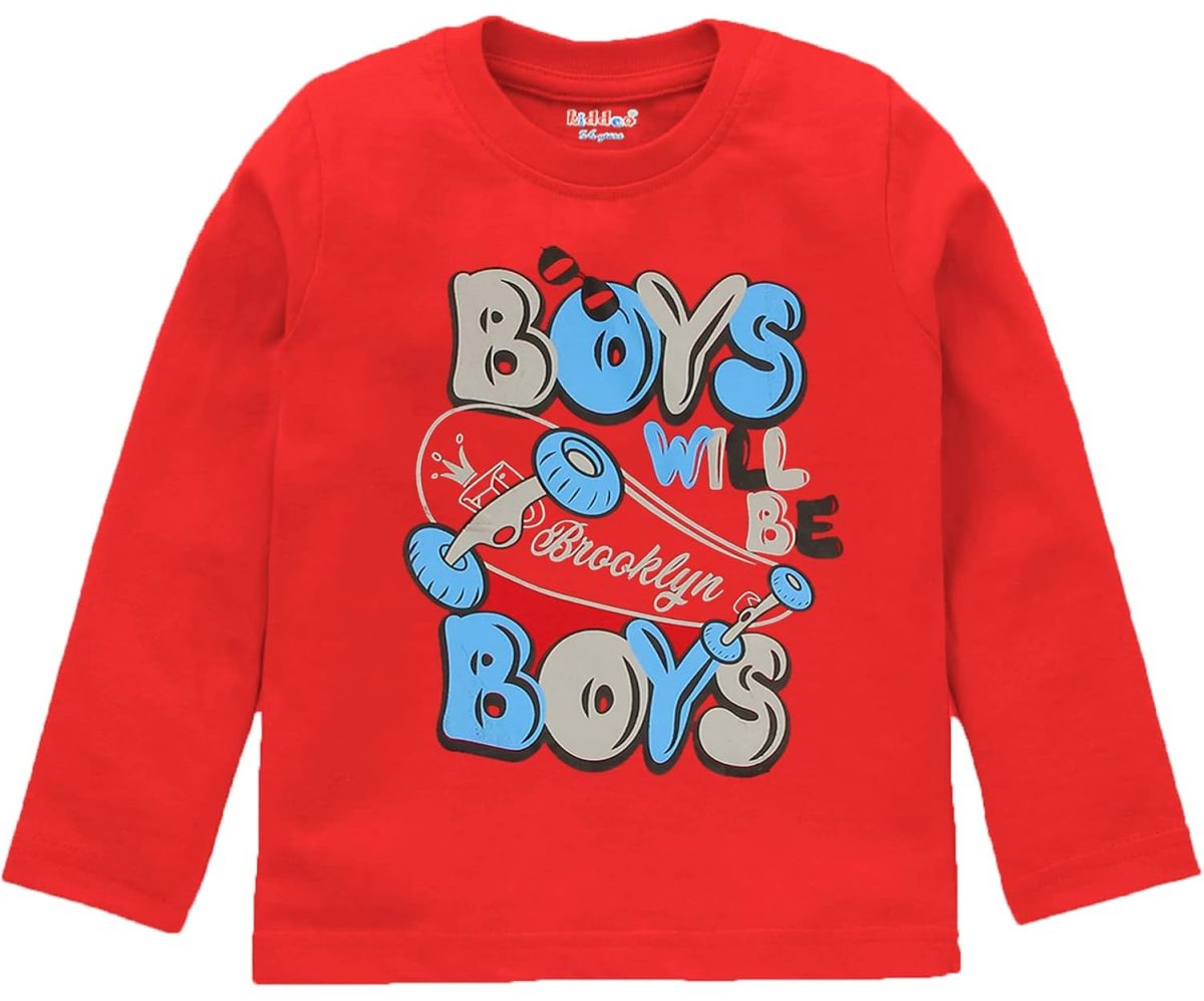 kiddeo Boys Full Sleeve t Shirts(2k18)(03)(Pack of 5) - Image 2