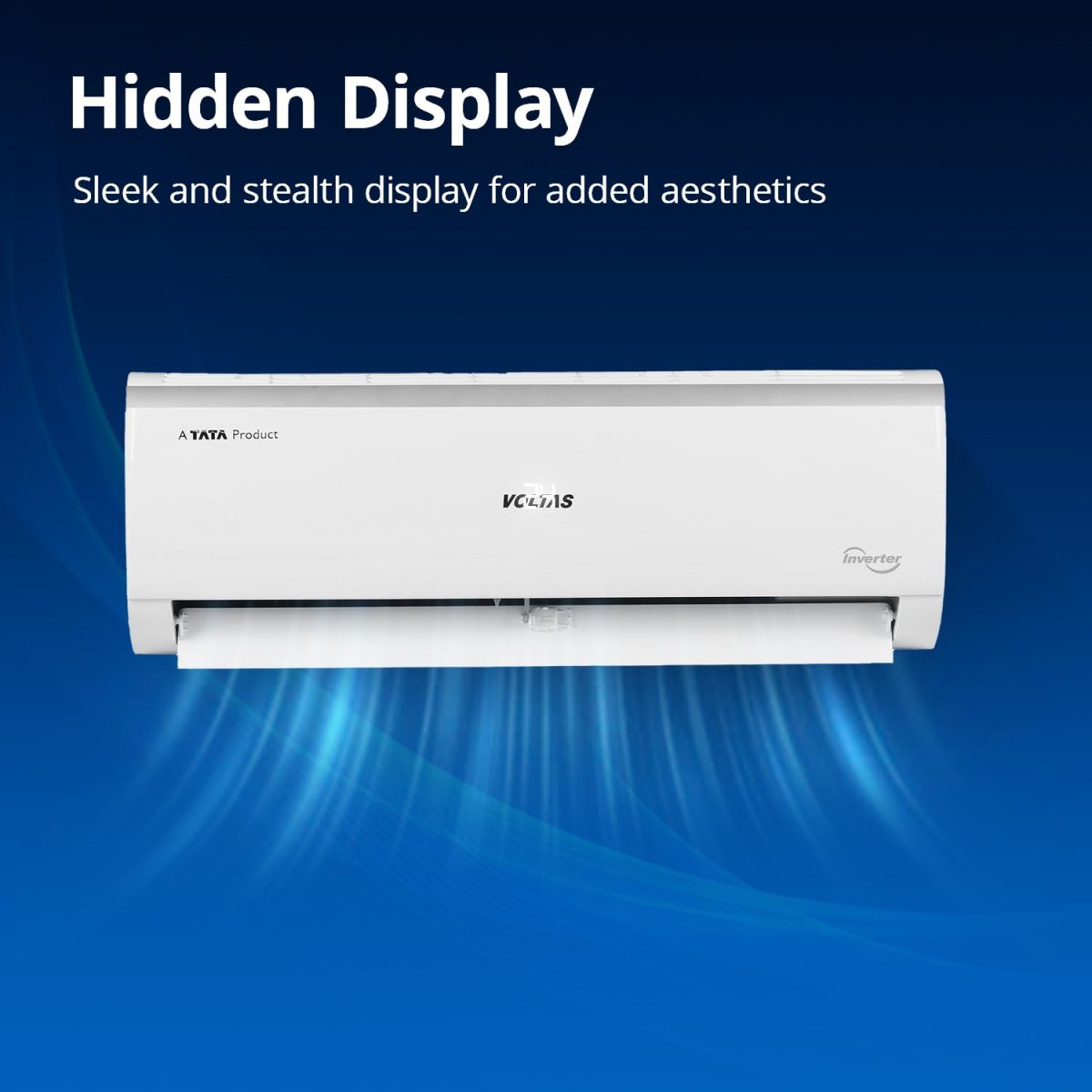 Voltas 1 ton 3 Star Inverter Split AC (Copper, 4-in-1 Adjustable Mode, Anti-dust Filter, 123V CAE, White) - Image 7