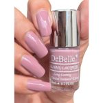 DeBelle Gel Nail Polish Blissful Elizabeth(Light Pink Mauve Nail Paint)|Non UV - Gel Finish |Chip Resistant | Seaweed Enriched Formula| Long Lasting|Cruelty and Toxic Free| 6ml - Image 2