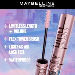Maybelline New York Lash Sensational Sky High Mascara, Very Black, Lengthening and Volumizing Mascara With Bamboo Extract & Fibres, Ophthalmologist tested and Waterproof | 6ml - Image 2