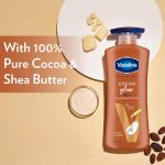 Vaseline Intensive Care Cocoa Glow Body Lotion, 24 hr nourishing lotion with 100% Cocoa And Shea Butter, Restores Glow, 400 ml - Image 7