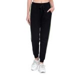 BLUE STAR SHARK Women's Cotton Loopknit Track Pants | Comfortable Lounge Pants for Summer | Casual Pyjamas, Nightwear, Gym, Yoga, Sports, Running | Relaxed Fit Everyday Comfort - Image 3