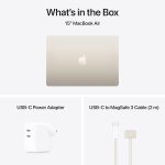 Apple 2025 MacBook Air (15-inch, Apple M4 chip with 10-core CPU and 10-core GPU, 16GB Unified Memory, 256GB) - Starlight - Image 6
