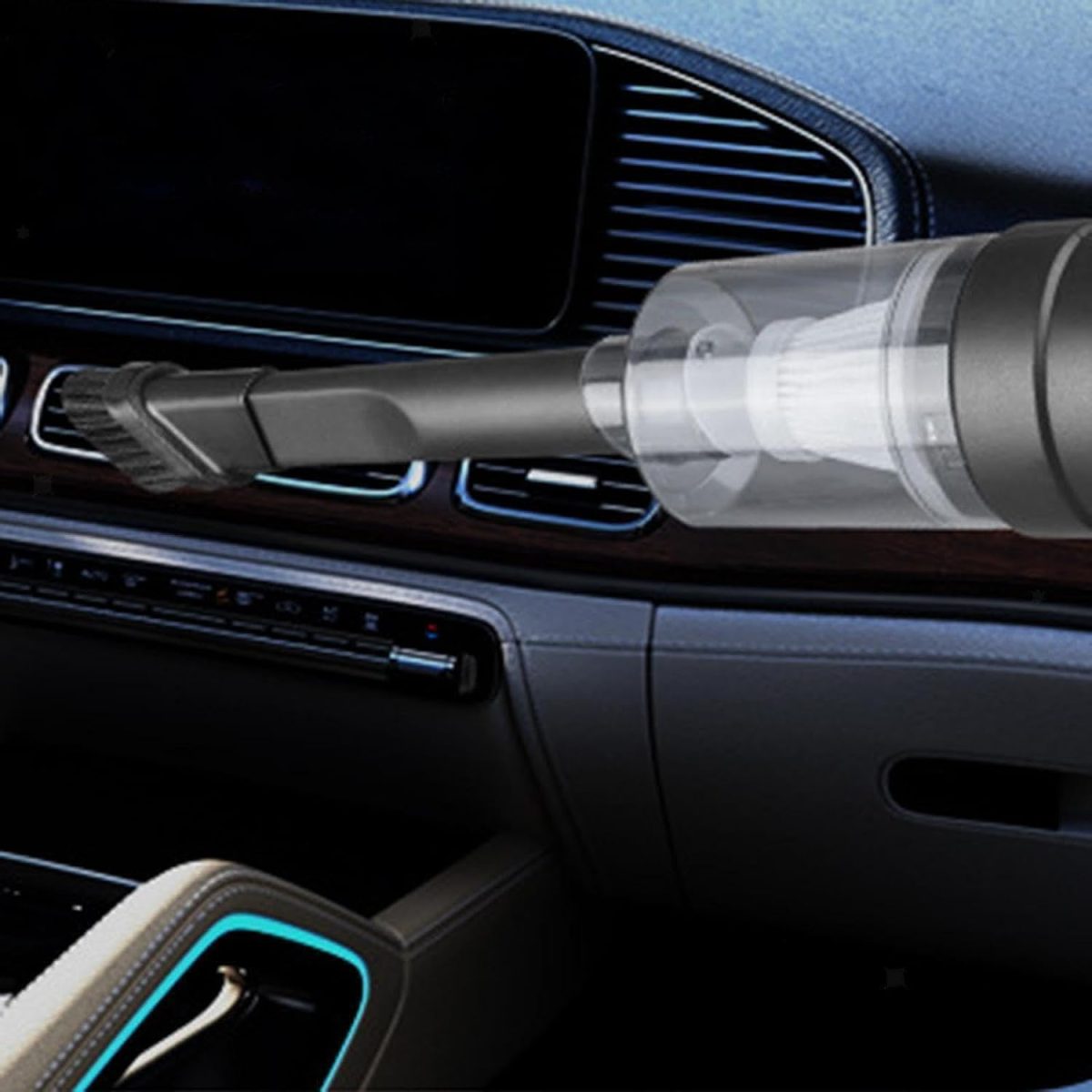 Powerful 3-in-1 Vacuum Cleaner for Car & Home – Compact, Cordless, Wet & Dry, Blower Function, Mini & Portable for Sofa, Dust, and Deep Cleaning - portable vacuum cleaner for car, bike and sofa - Image 3