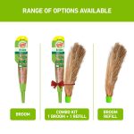 Scotch-Brite No-Dust Broom, Long handle, Easy floor cleaning (Multi-use) - Image 6