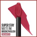 Maybelline Superstay Matte Ink Brooklyn Blush - Enchanter, 5ml | Liquid Lipstick | Matte Lipstick, 5ml - Image 4