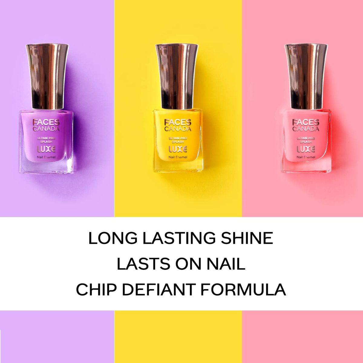 FACESCANADA Ultime Pro Splash Luxe Nail Enamel - Rustic Love (L11), 12ml | Glossy Finish | Quick Drying | Long Lasting | High Shine | Chip Defiant | Even-Finish | Vegan | Non-Toxic | Ethanol-Free - Image 3