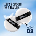 MARS Puffect Powder Puff with Strap | For Loose & Pressed Powder Application | Flawless Makeup Blend | Easy to Clean and Handle | Gentle on Skin | Pack of 2 - Image 6