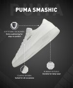 Puma Unisex Adult Smashic Sneaker - Image 6