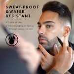 BOGOTA Beard Color Pencil for Men - Black Beard Pen & Dye for Long Lasting Coverage, Enhances Facial Hair, Moustache & Eyebrows - Image 4