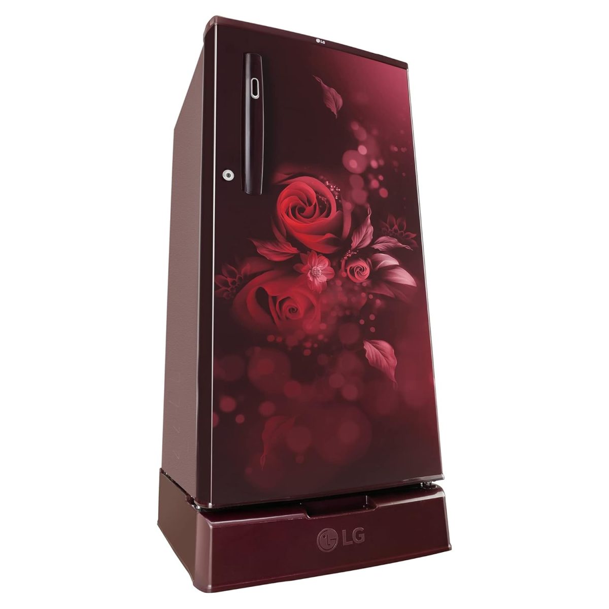 LG 185 L 4 Star Inverter Direct-Cool Single Door Refrigerator (GL-D199OSEY, Scarlet Euphoria, Base stand with drawer) - Image 17