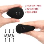 Larbois 3-Pack Beauty Blender Foundation Blending Egg Sponge, Professional Beauty Makeup Sponge Set for Dry & Wet Use (Black) - Image 4