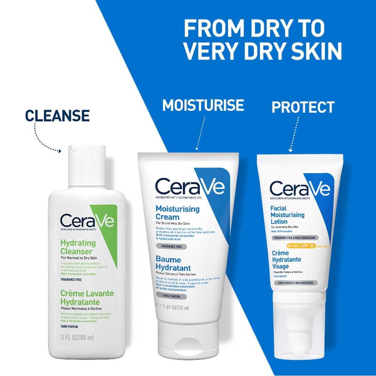 CeraVe Moisturizing Cream For Dry To Very Dry Skin (50ml) - Formulated with 3 Essential Ceramides And Hyaluronic Acid | Non-Comedogenic Moisturizer For Face and Body - Image 8