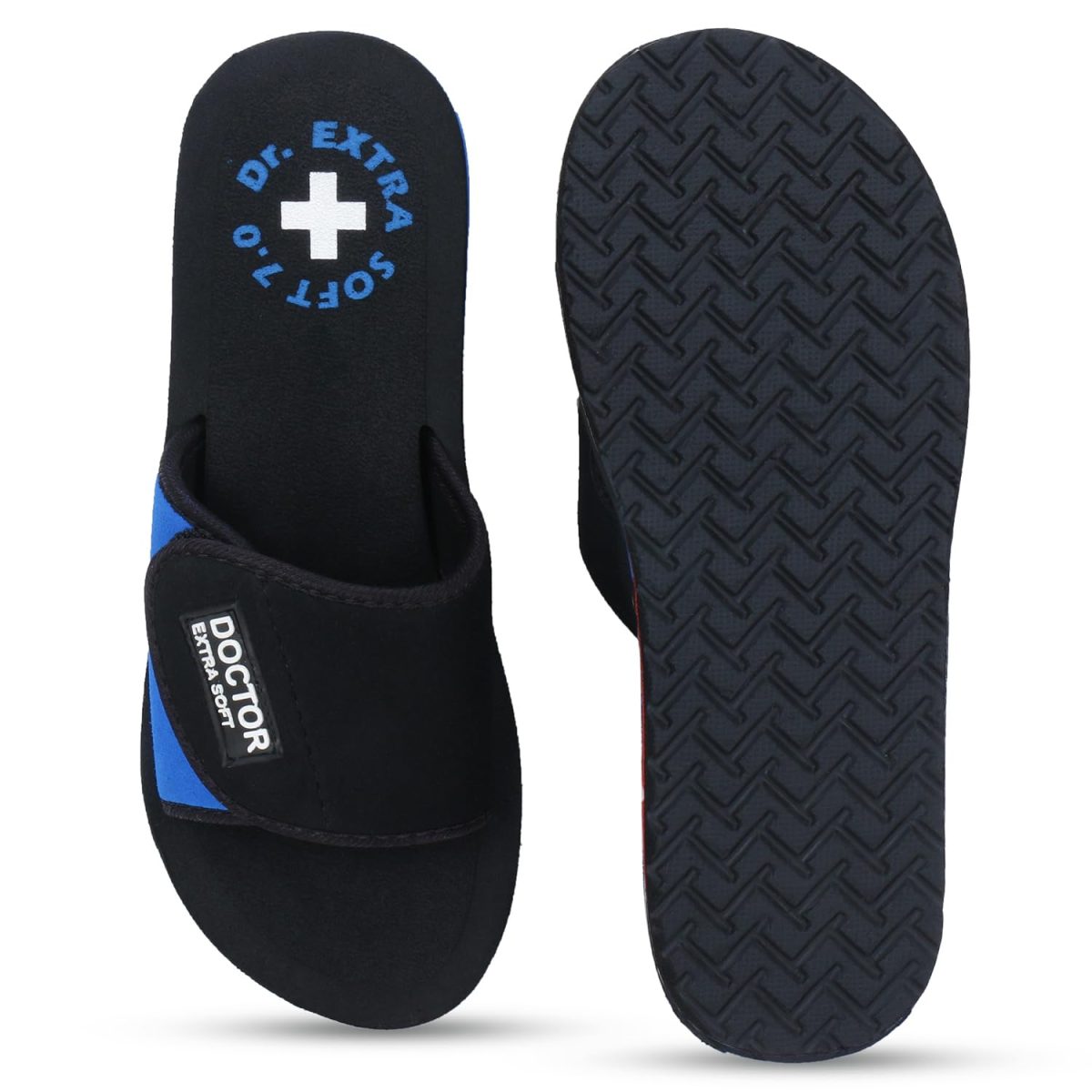 DOCTOR EXTRA SOFT Women's Care Orthopaedic and Diabetic Adjustable Strape Super Comfort Dr Sliders Flipflops and House Slippers for Women’s & Girl’s Slides D-52 - Image 7