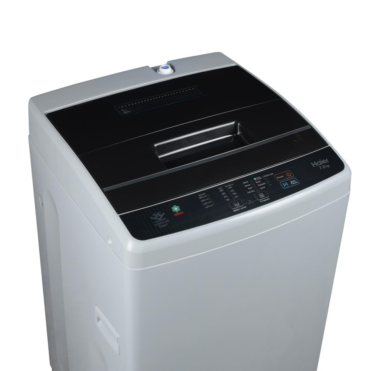 Haier 7 Kg 5 Star Fully Automatic Top Load Washing Machine with Oceanus Wave Drum, Magic Filter, 8 Wash Programs (HWM70-AE, Moonlight Silver, Stainless Steel Drum, 15 Mins Quick Wash) - Image 8