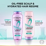 L’Oréal Paris Hyaluron Pure 72H Purifying Shampoo, For oily scalp & dry hair with salicylic and hyaluronic acid, 200 ml - Image 6