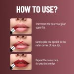 Swiss Beauty Pure Matte Creamy Lipstick | Non-drying, Highly pigmented Lipstick | Shade- Hot Nude, 3.8gm| - Image 6