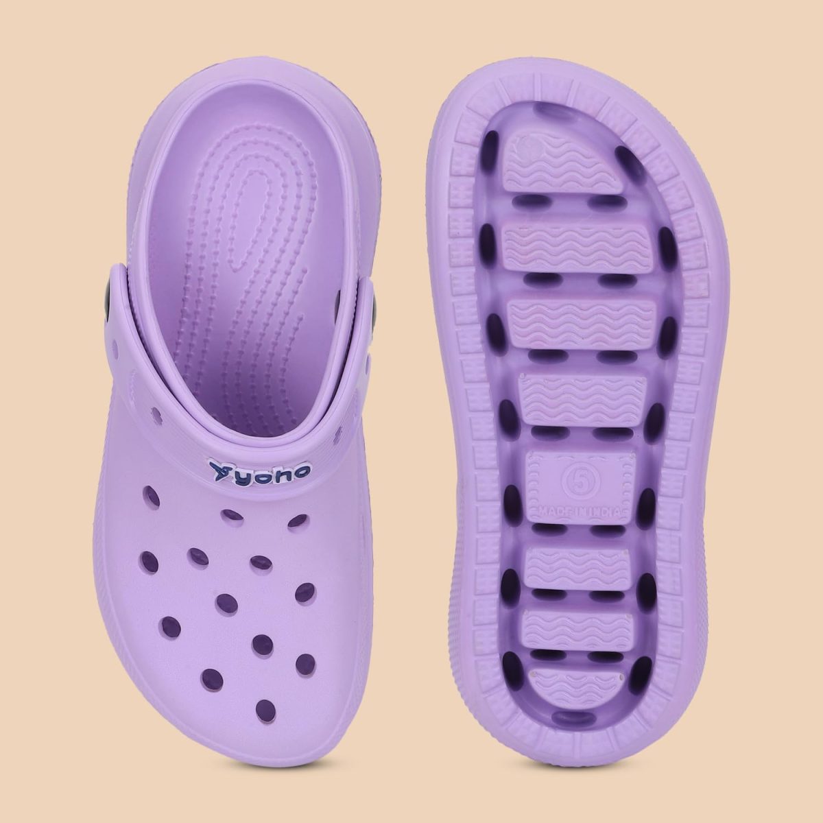 YOHO High Heel Clogs for Women | Cushioned Footwear | Lightweight | Waterproof Clogs for Women - Image 4