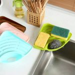 FreshDcart Kitchen Soap Stand for Sink with Tray – Compact Plastic Kitchen Soap Stand for Sink, Corner Storage Rack for Sponge, Scrubber & Dish Soap (Green, Pack of 1) - Image 6