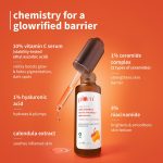 Plum 10% Vitamin C & Calendula Barrier Boosting + Glow Serum | Boosts glow from 1st use | Ceramides strengthens skin barrier | Niacinamide fights pigmentation & dark spots | Non-irritant| Men & Women | For all skin types | 30ml - Image 3