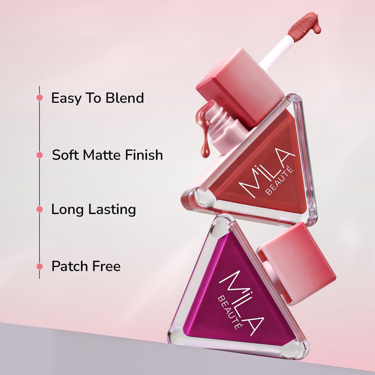 Mila Beauté Pookie Serum Liquid Blush for Face Makeup | Highly Pigmented & Easily Blendable Blusher | Non Drying Formula with Orange Peel Extracts | Suitable for Indian Skin Tones - Baby Boo - Image 4