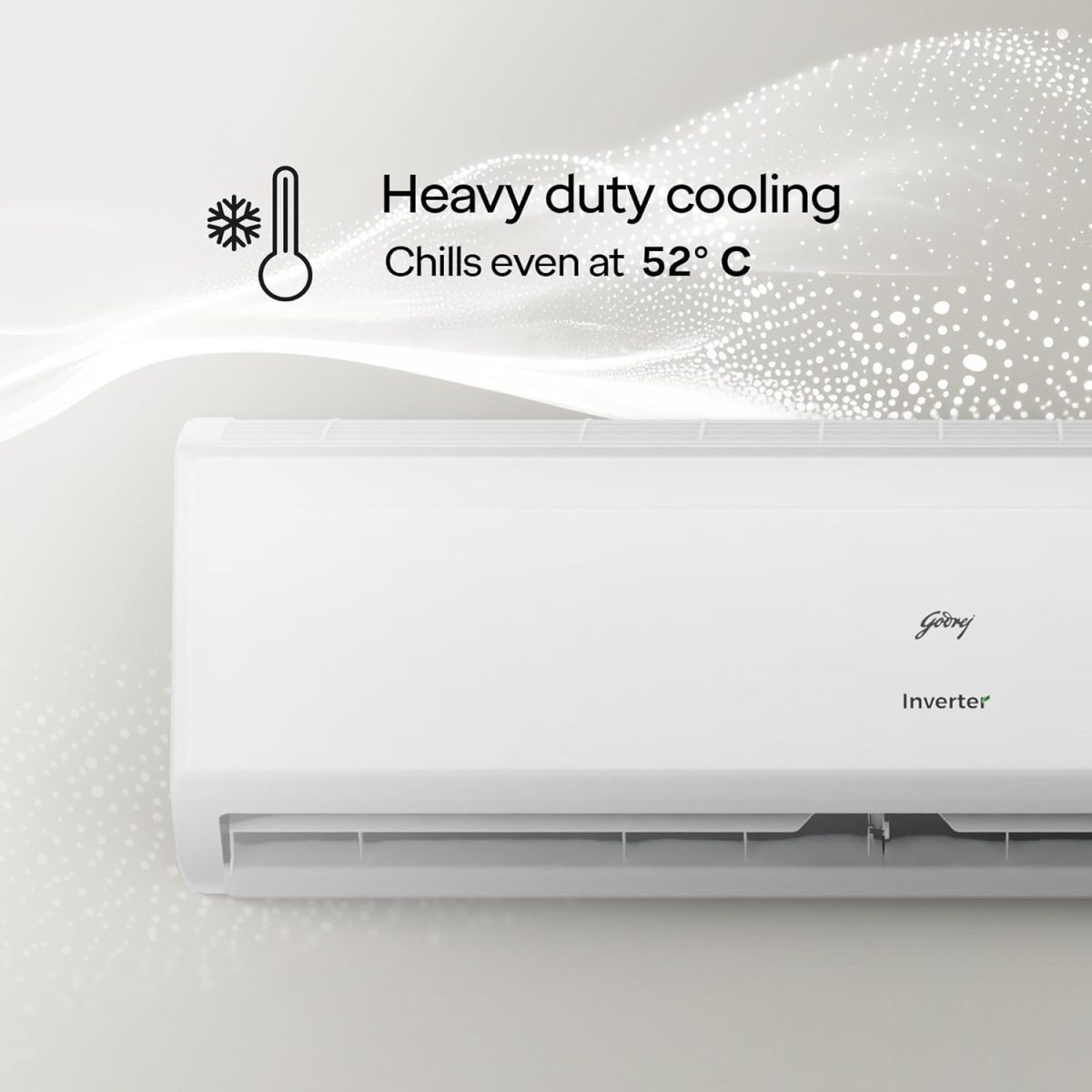 Godrej 1.5 Ton 5 Star, 5 Years Comprehensive Warranty, 5-In-1 Convertible Cooling, Inverter Split AC (Copper, 2025 Model, Heavy duty cooling at 52 °C, AC 1.5T EI 18II5T WZS Split 5S, White) - Image 5