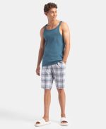 Jockey Men's Super Combed Cotton Regular Fit US26 Rib Square Neckline Gym Vest - Image 4