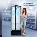 ROCKWELL RVC390B Single glass door Visi cooler,358 Litres,White (Internal LED, Heavy Duty, Dynamic cooling) - Image 7
