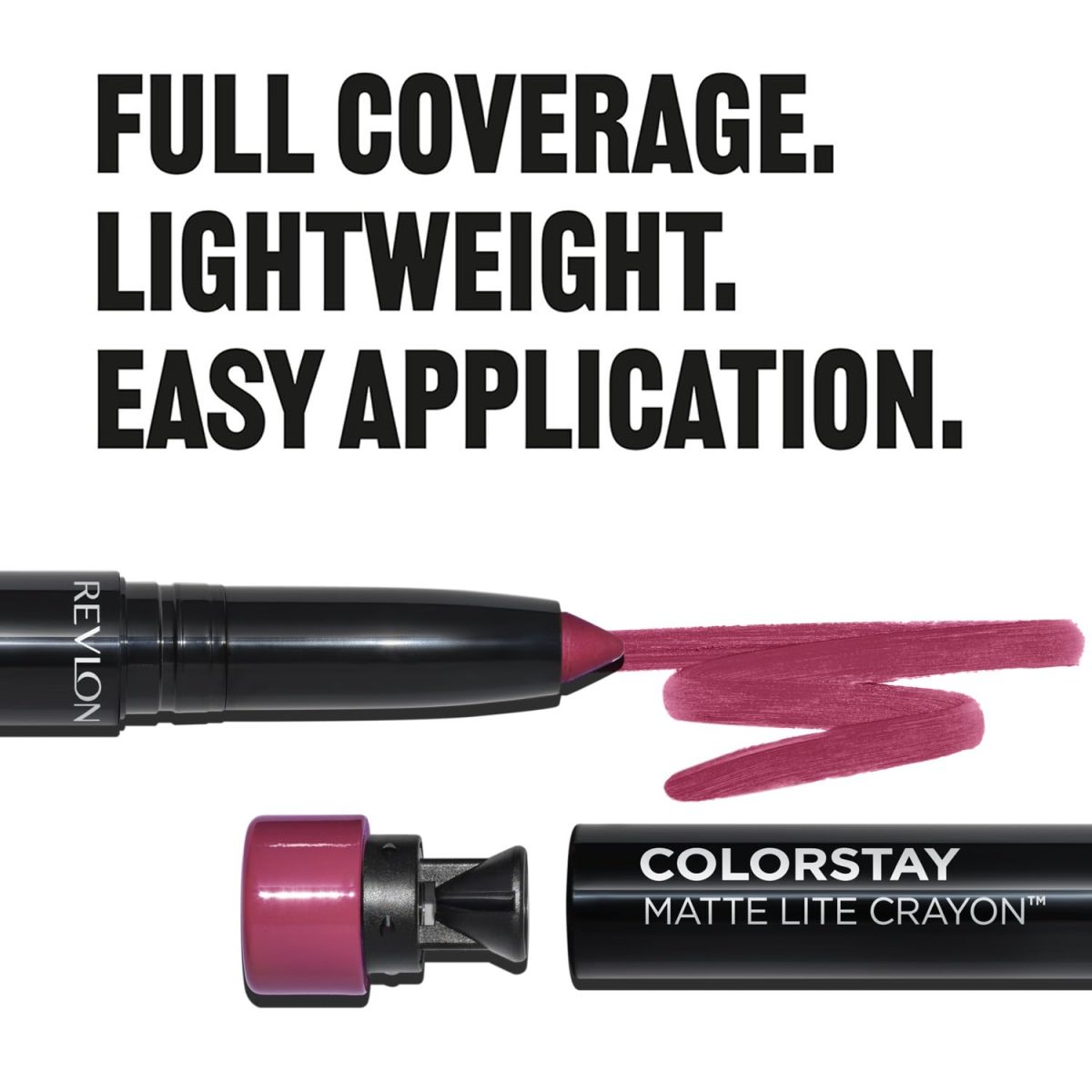 REVLON Colorstay Matte Lite Crayon Lipstick, Ultra-Precise Tip with built in Sharpner, Bold Color in Comfortable, Non-Drying Matte Formula, Water-Resistant Non-Drying Lipcolor Lifted - (011) - Image 4