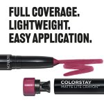 REVLON Colorstay Matte Lite Crayon Lipstick, Ultra-Precise Tip with built in Sharpner, Bold Color in Comfortable, Non-Drying Matte Formula, Water-Resistant Non-Drying Lipcolor Lifted - (011) - Image 4