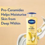 Vaseline Intensive Care Deep Moisture Nourishing Body Lotion 600 ml, Daily Moisturizer for Dry Skin, Gives Non-Greasy, Glowing Skin - For Men & Women - Image 5