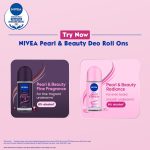 NIVEA Pearl and Beauty 50ml Deo Roll On | With Pearl Extracts & Avocado Oil| 72 H Smooth & Beautiful Underarms | 0% Alcohol | For Women - Image 8