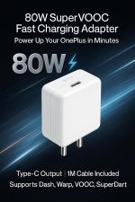 Oneplus 80W Type C Supervooc Charging Charger with 1M Cable Support Dash/Superdart/Wrap/Vooc for Oneplus 13s/13/13R/Open/12/12R/11/11R/10 Pro/10R/10T/9Pro/9R/8Pro Fast Charge Adapter 80 Watt, White - Image 2