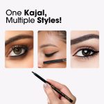 TAC Beautify Kajal With Vitamin E & Almond Oil | 24Hr Stay | Smudge-Proof & Water-Proof | Matte Finish & Highly Pigmented | Ayurvedic Eye Kajal For Bold Look | 0.35gm - Image 4