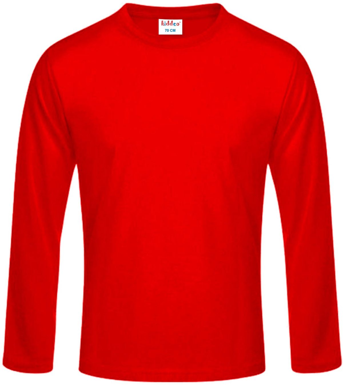 kiddeo Kids Boys Plain Full Sleeve t Shirts (Rd_yl_pur)(Pack of 3) - Image 2