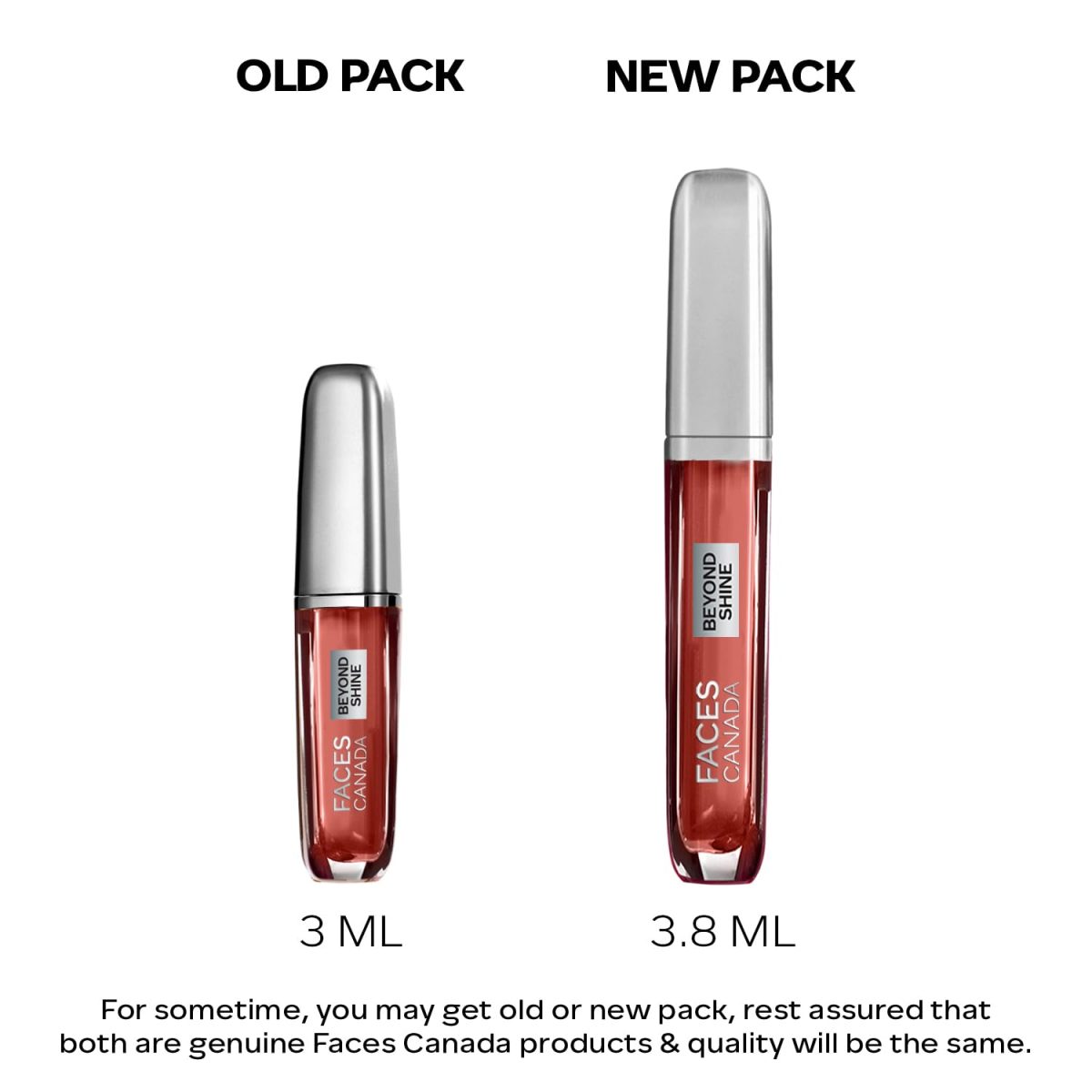 FACESCANADA Beyond Shine Lip Gloss - Baebe 03, 3.8Ml | Lightweight Non-Sticky Luxurious Texture For Glossy Lips | Instant Shine | Fuller, Supple & Plump Lips | 24Hr Hydration - Image 7