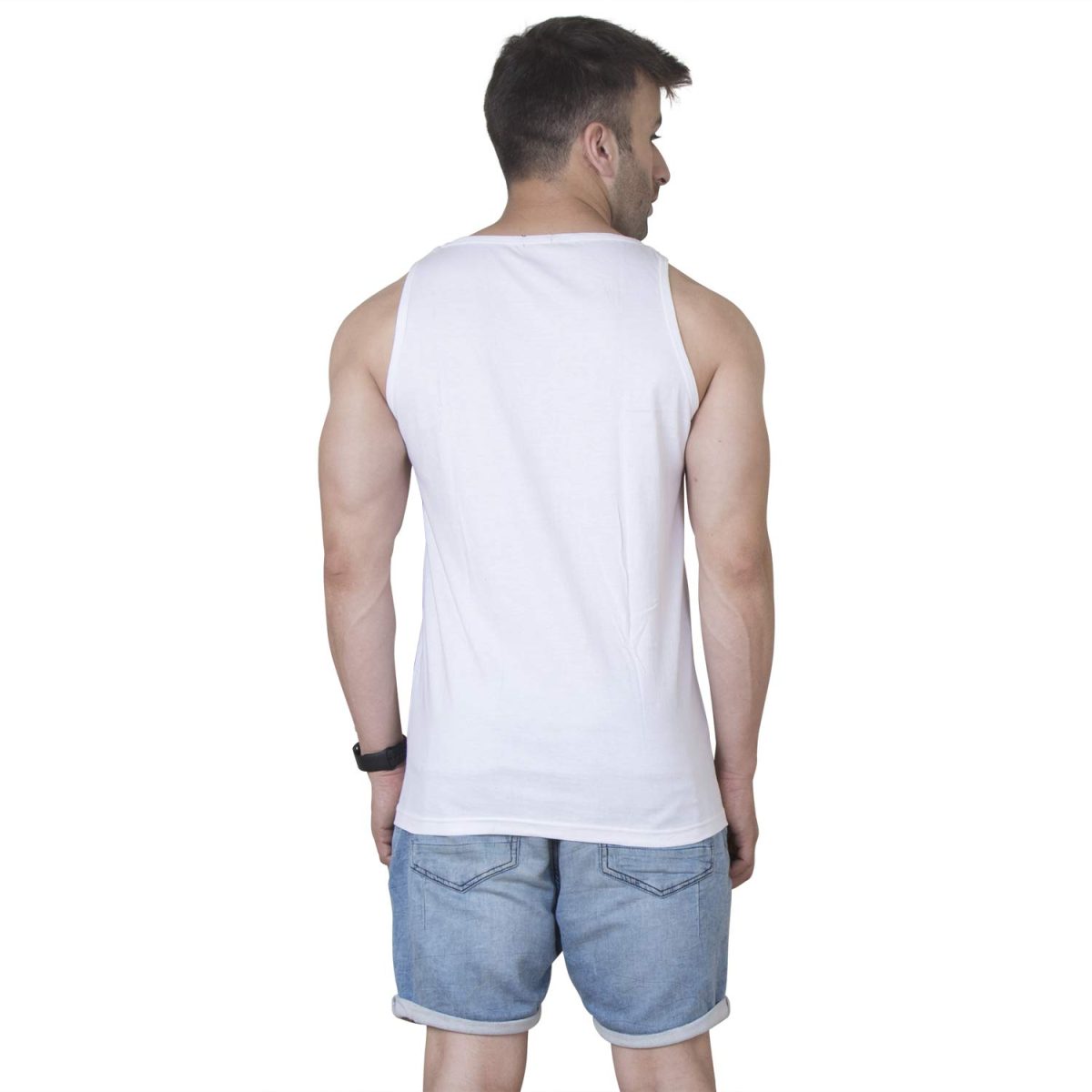 Veirdo Men's Cotton Printed Regular Fit Vest - Image 2