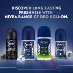 NIVEA MEN Fresh Active 50ml Deo Roll On | With Fresh Ocean Extracts| 72 H Freshness| 0% Alcohol | Dermatologically Approved & Paraben Free Formula - Image 7