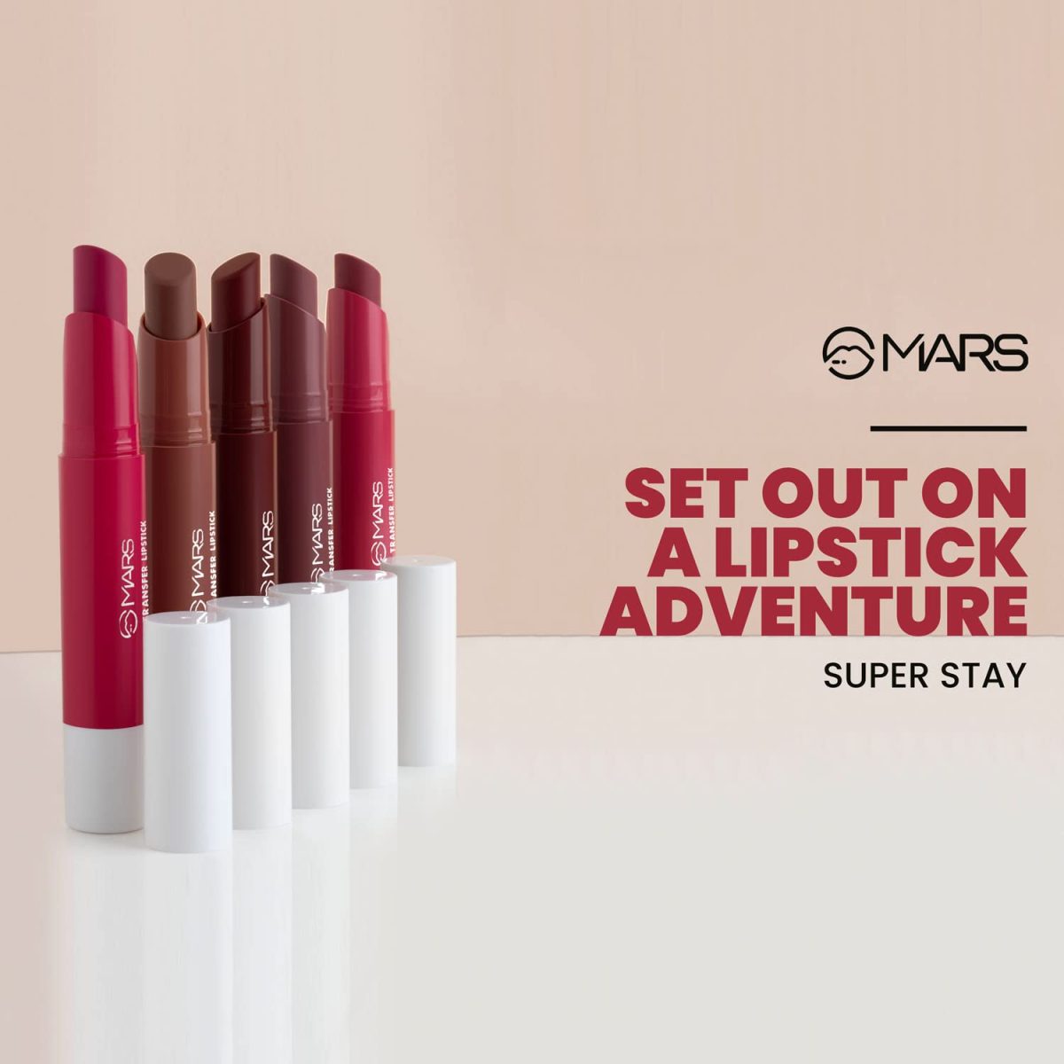 MARS Matte Super Stay Up to Hours Long Lasting | Smudge Proof and Waterproof Lipstick for Women (2.6 gm) (12-Sinful) - Image 5