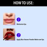 Blue Heaven Powder Matte Lipstick Mahogany Moments - Image 5